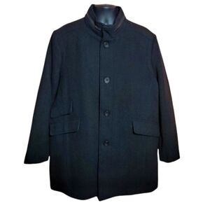 Kenneth Cole of New York 3/4 length Black Jacket size XXL BNWT